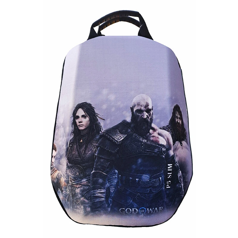 کیف کوله ای کنسول بازی PS5 Slim طرح God Of War کد 2