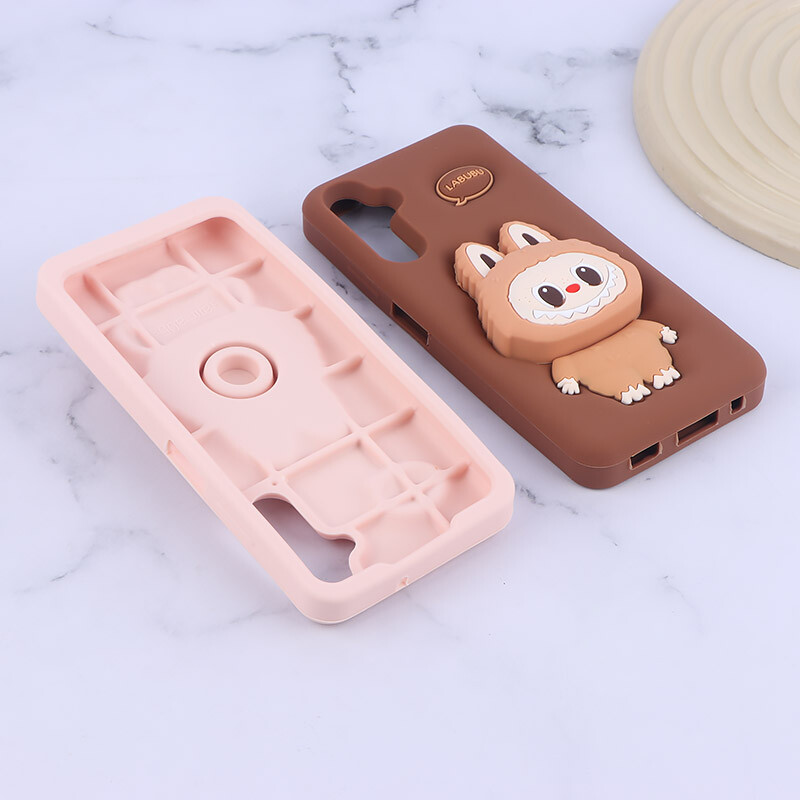 قاب سیلیکونی سامسونگ Galaxy A05s پاپ سوکت دار طرح Labubu