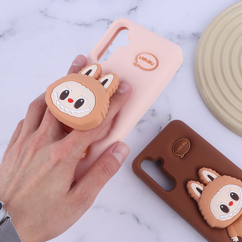 قاب سیلیکونی سامسونگ Galaxy A05s پاپ سوکت دار طرح Labubu