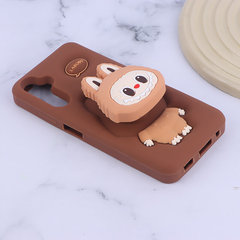 قاب سیلیکونی سامسونگ Galaxy A05s پاپ سوکت دار طرح Labubu