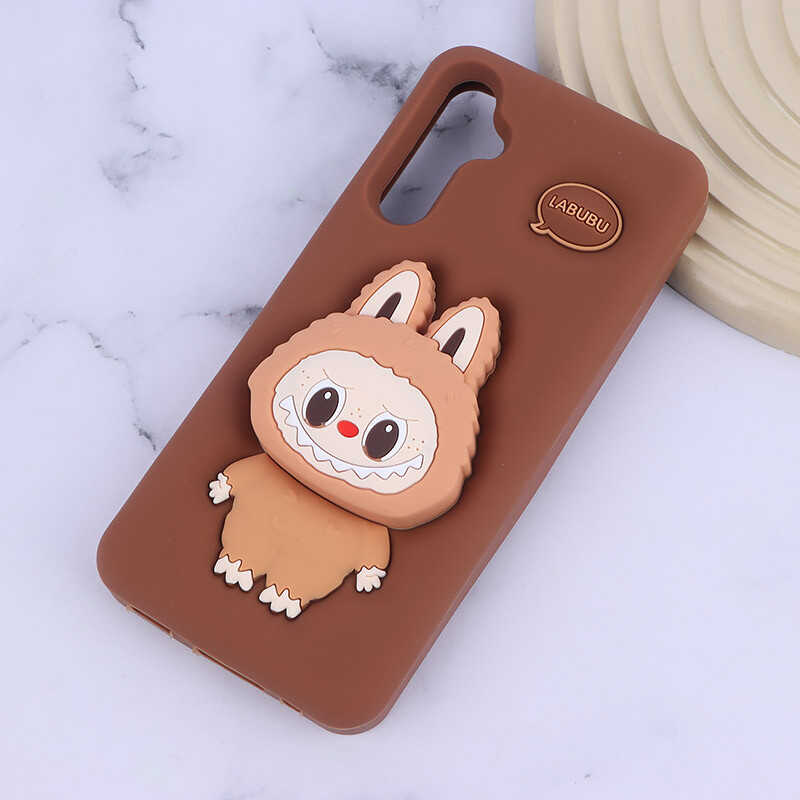 قاب سیلیکونی سامسونگ Galaxy A05s پاپ سوکت دار طرح Labubu