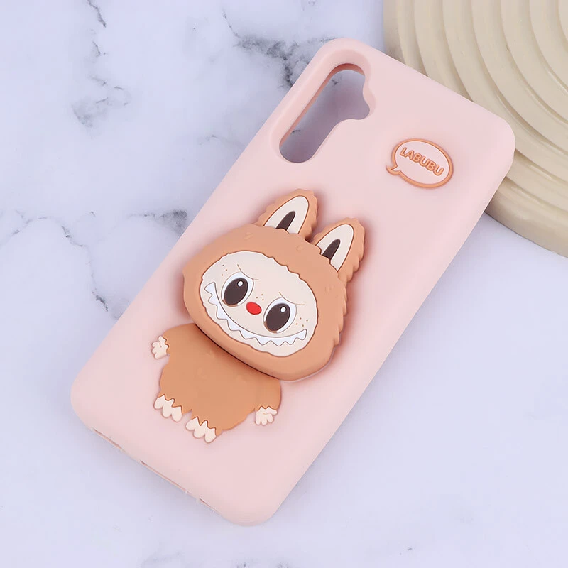 قاب سیلیکونی سامسونگ Galaxy A05s پاپ سوکت دار طرح Labubu