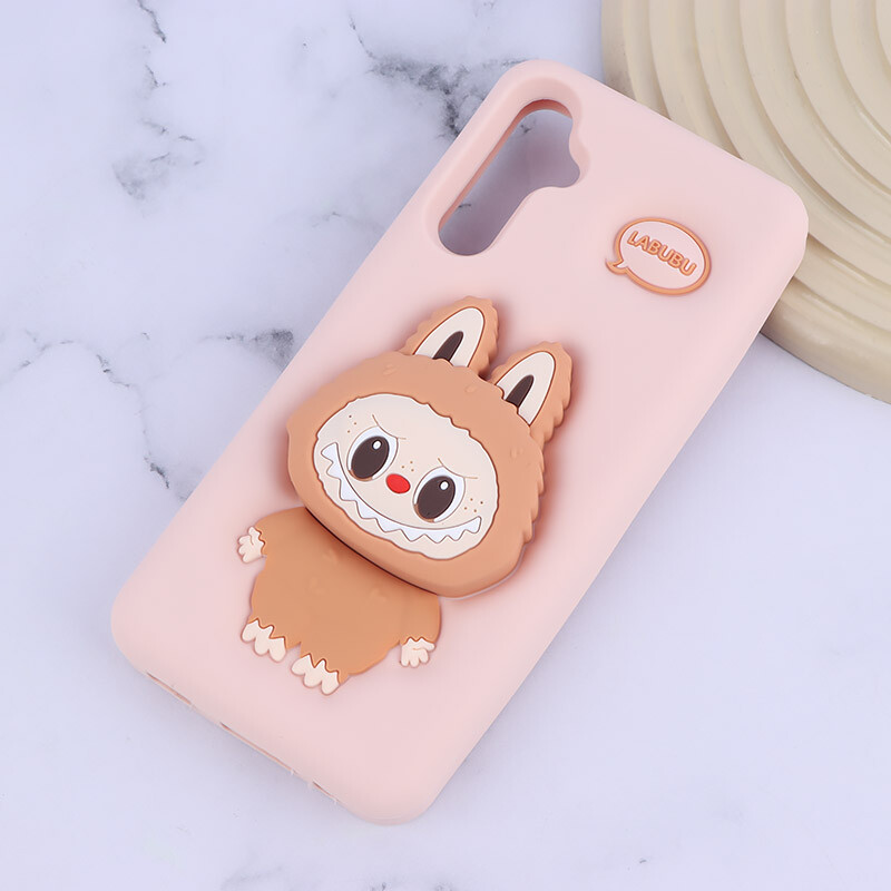 قاب سیلیکونی سامسونگ Galaxy A05s پاپ سوکت دار طرح Labubu
