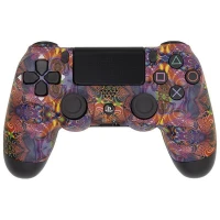 دسته بازی بی سیم SONY PlayStation 4 DualShock 4 High Copy طرح فانتزی آبرنگی