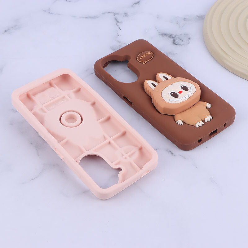 قاب سیلیکونی شیائومی Redmi A5 4G پاپ سوکت دار طرح Labubu