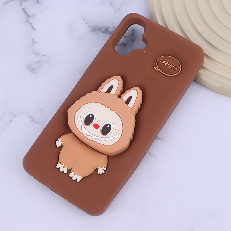 قاب سیلیکونی سامسونگ Galaxy A06 پاپ سوکت دار طرح Labubu
