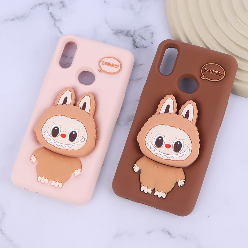 قاب سیلیکونی سامسونگ Galaxy A10s پاپ سوکت دار طرح Labubu