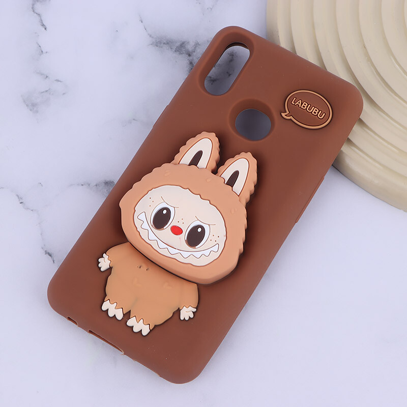 قاب سیلیکونی سامسونگ Galaxy A10s پاپ سوکت دار طرح Labubu