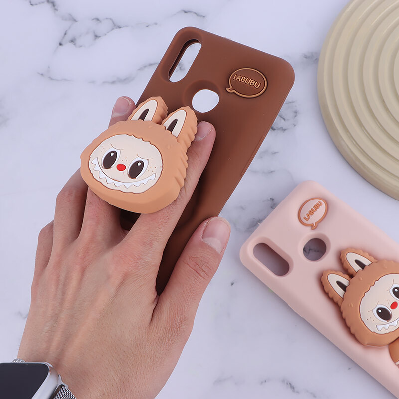 قاب سیلیکونی سامسونگ Galaxy A10s پاپ سوکت دار طرح Labubu