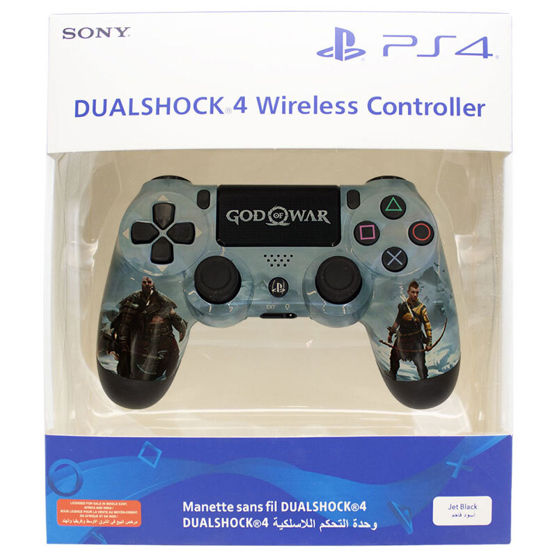 دسته بازی بی سیم SONY PlayStation 4 DualShock 4 High Copy طرح God of War کد 11