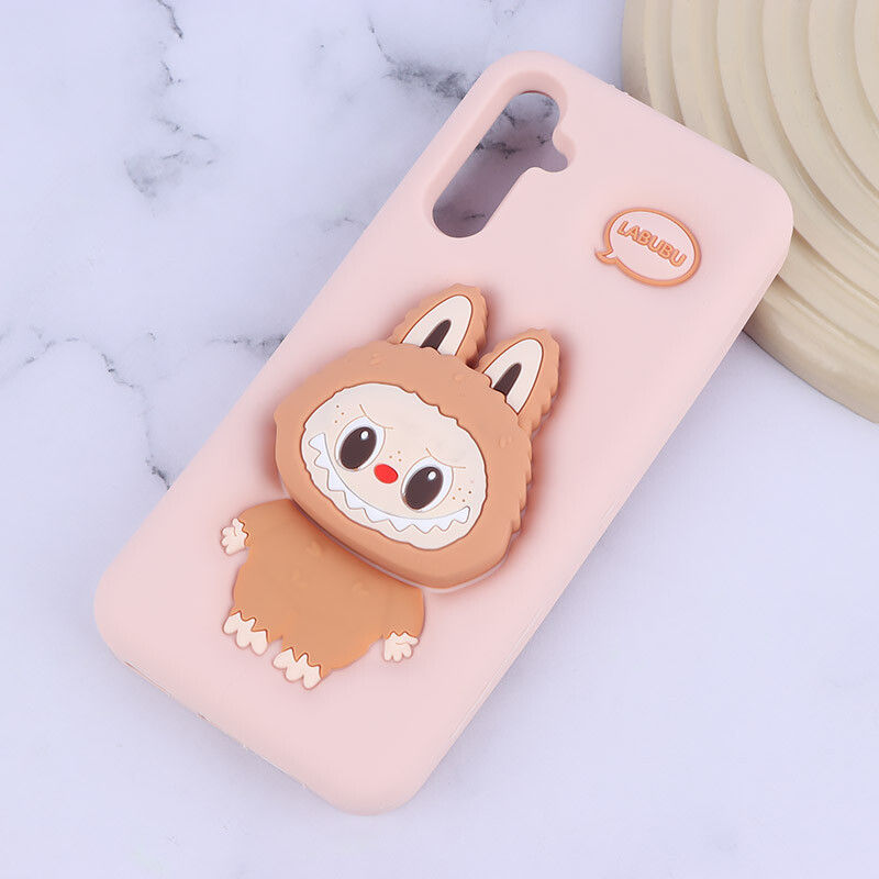 قاب سیلیکونی سامسونگ Galaxy A14 4G / A14 5G پاپ سوکت دار طرح Labubu