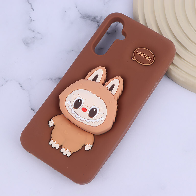 قاب سیلیکونی سامسونگ Galaxy A14 4G / A14 5G پاپ سوکت دار طرح Labubu