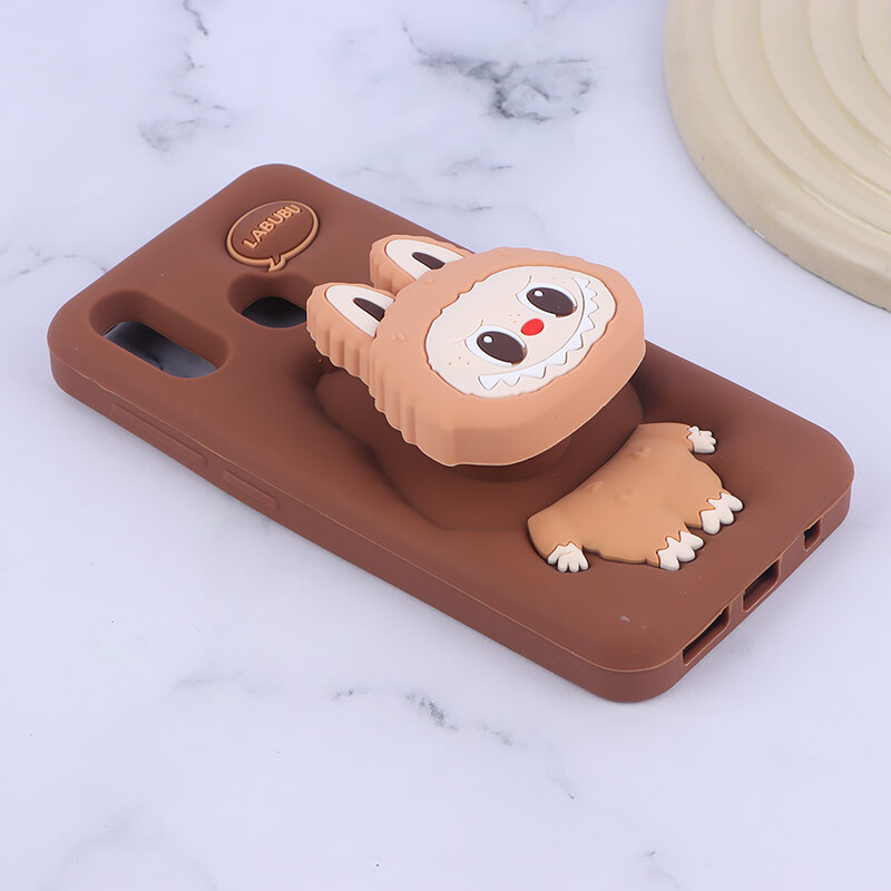 قاب سیلیکونی سامسونگ Galaxy A20 / A30 پاپ سوکت دار طرح Labubu