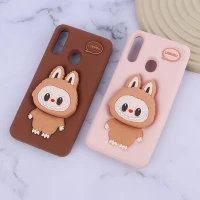 قاب سیلیکونی سامسونگ Galaxy A20s پاپ سوکت دار طرح Labubu
