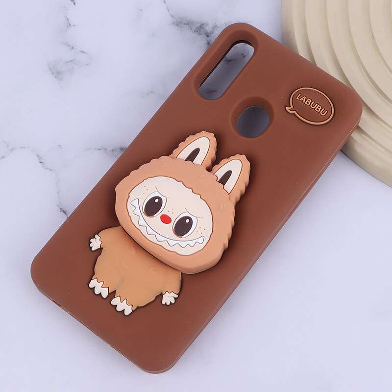 قاب سیلیکونی سامسونگ Galaxy A20s پاپ سوکت دار طرح Labubu