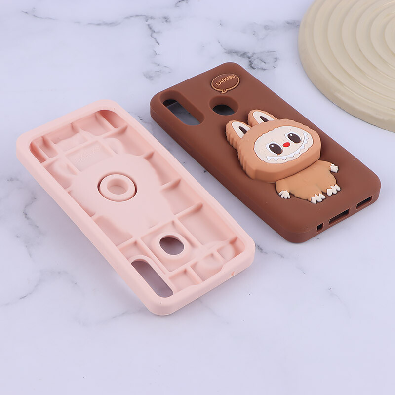 قاب سیلیکونی سامسونگ Galaxy A20s پاپ سوکت دار طرح Labubu