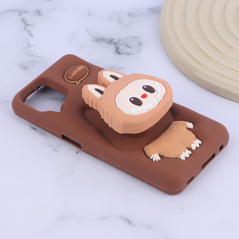 قاب سیلیکونی سامسونگ Galaxy A22 4G / M22 / M32 4G پاپ سوکت دار طرح Labubu