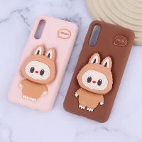 قاب سیلیکونی سامسونگ Galaxy A30s / A50 / A50s پاپ سوکت دار طرح Labubu
