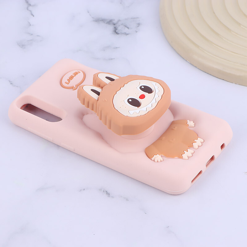 قاب سیلیکونی سامسونگ Galaxy A30s / A50 / A50s پاپ سوکت دار طرح Labubu