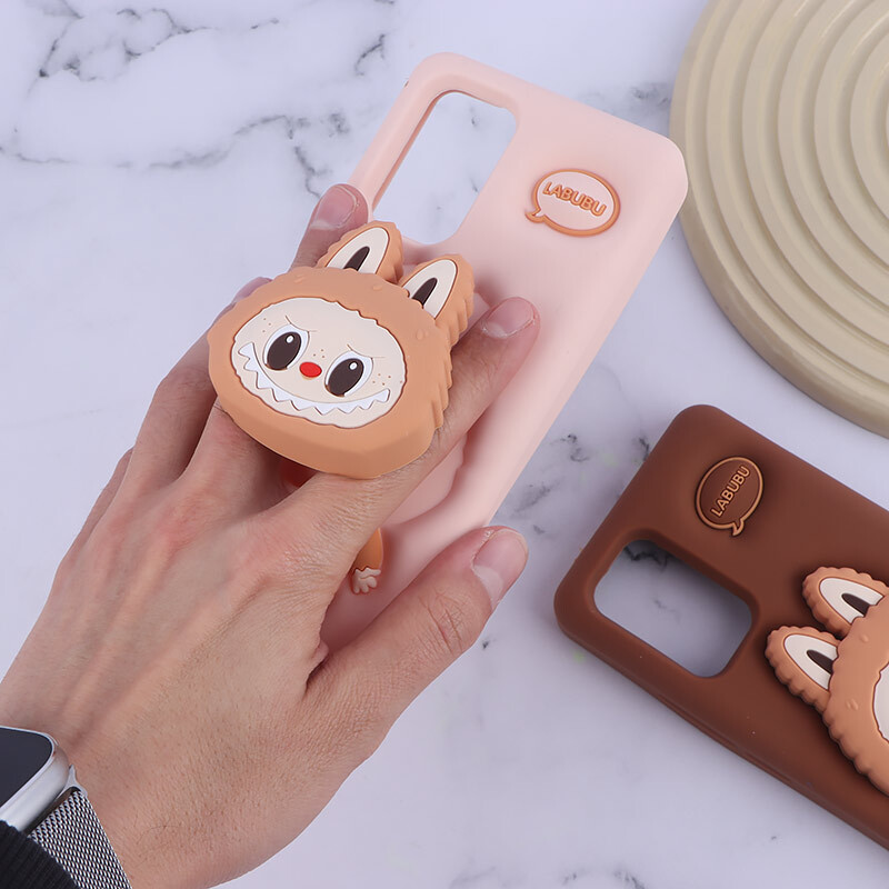 قاب سیلیکونی سامسونگ Galaxy A53 5G پاپ سوکت دار طرح Labubu