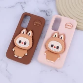 قاب سیلیکونی سامسونگ Galaxy A54 پاپ سوکت دار طرح Labubu
