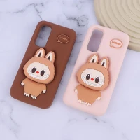 قاب سیلیکونی سامسونگ Galaxy A54 پاپ سوکت دار طرح Labubu