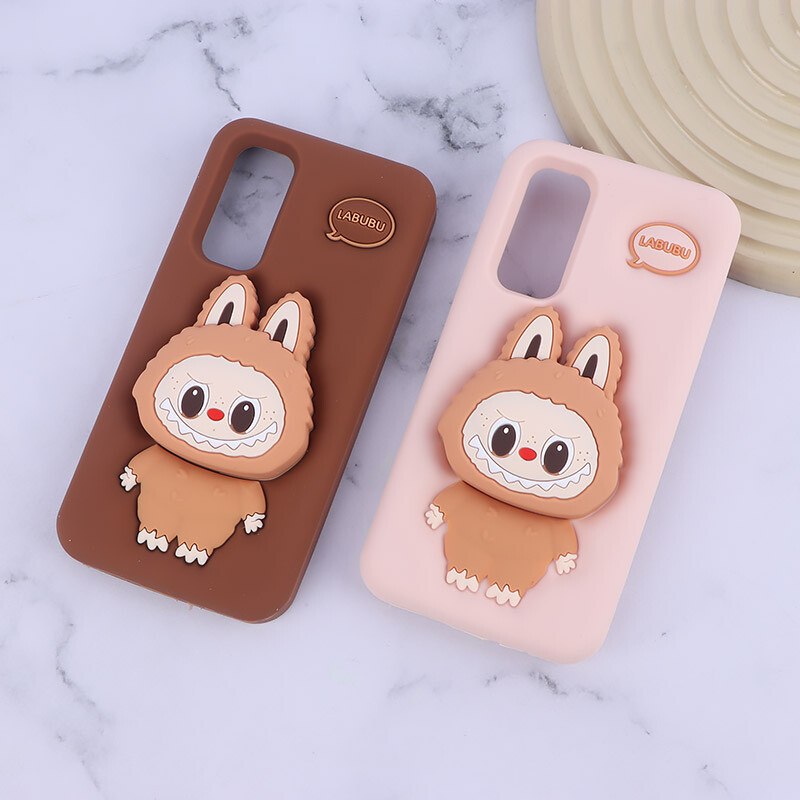 قاب سیلیکونی سامسونگ Galaxy A54 پاپ سوکت دار طرح Labubu