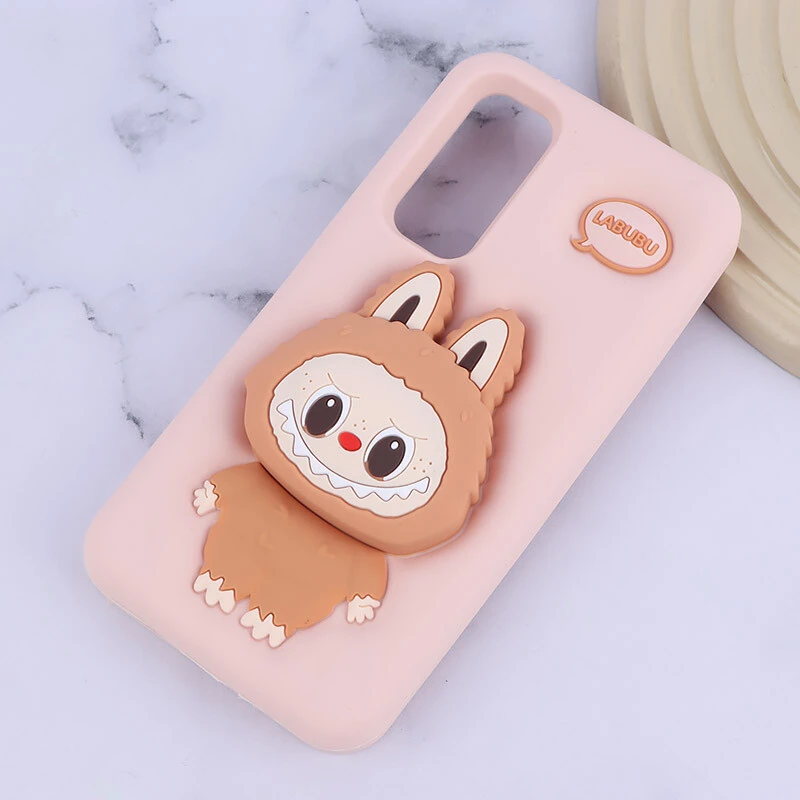 قاب سیلیکونی سامسونگ Galaxy A54 پاپ سوکت دار طرح Labubu