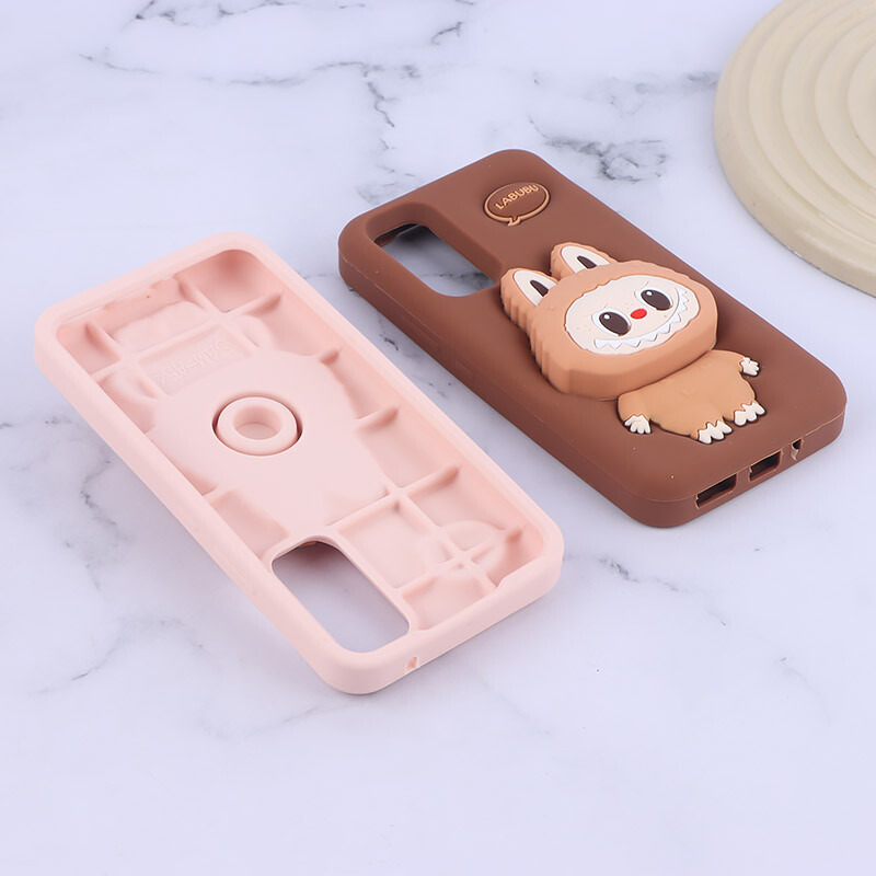 قاب سیلیکونی سامسونگ Galaxy A54 پاپ سوکت دار طرح Labubu