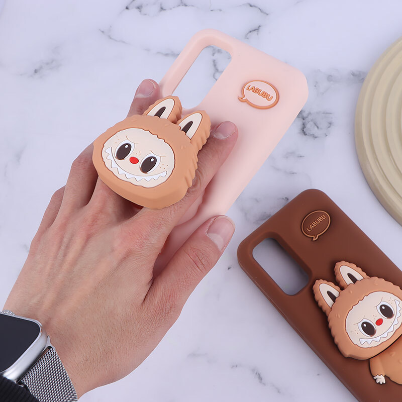 قاب سیلیکونی سامسونگ Galaxy A54 پاپ سوکت دار طرح Labubu