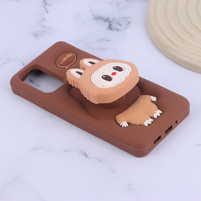 قاب سیلیکونی سامسونگ Galaxy A73 پاپ سوکت دار طرح Labubu