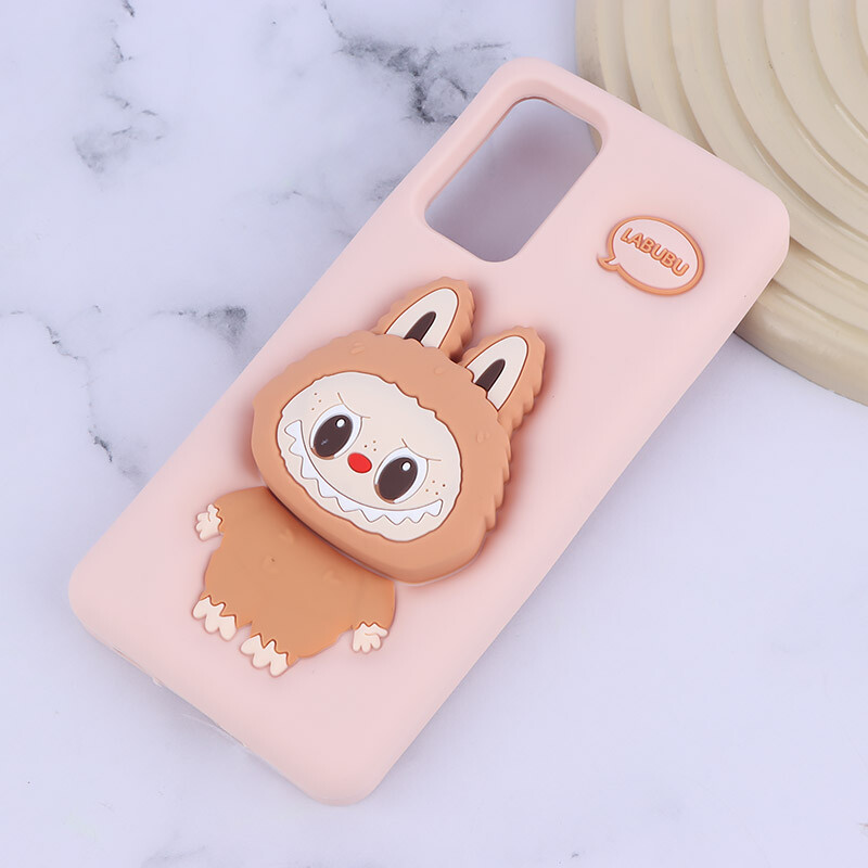قاب سیلیکونی سامسونگ Galaxy A73 پاپ سوکت دار طرح Labubu