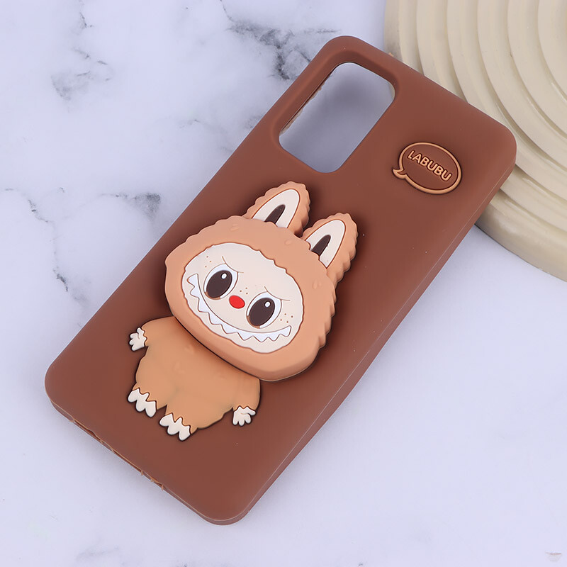 قاب سیلیکونی سامسونگ Galaxy A73 پاپ سوکت دار طرح Labubu
