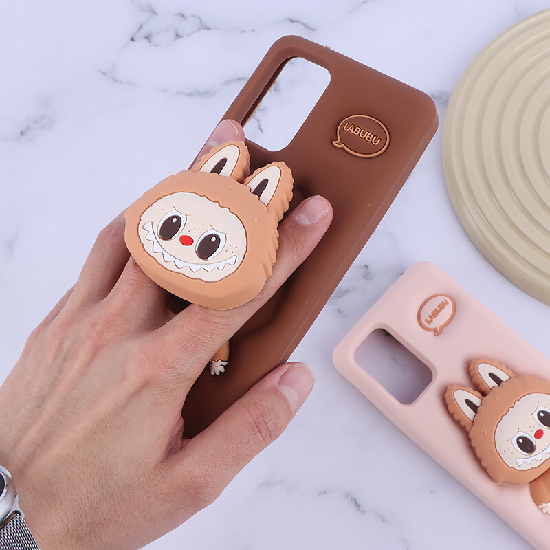 قاب سیلیکونی سامسونگ Galaxy A73 پاپ سوکت دار طرح Labubu