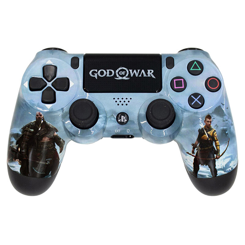 دسته بازی بی سیم SONY PlayStation 4 DualShock 4 High Copy طرح God of War کد 11
