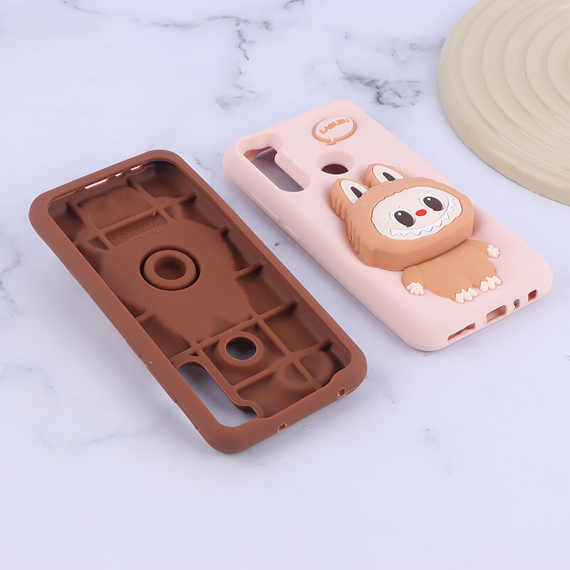 قاب سیلیکونی شیائومی Redmi Note 8 پاپ سوکت دار طرح Labubu