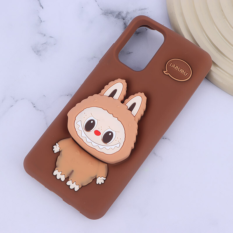 قاب سیلیکونی شیائومی Redmi Note 10 4G / 10s پاپ سوکت دار طرح Labubu