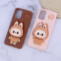 قاب سیلیکونی شیائومی Redmi Note 10 4G / 10s پاپ سوکت دار طرح Labubu