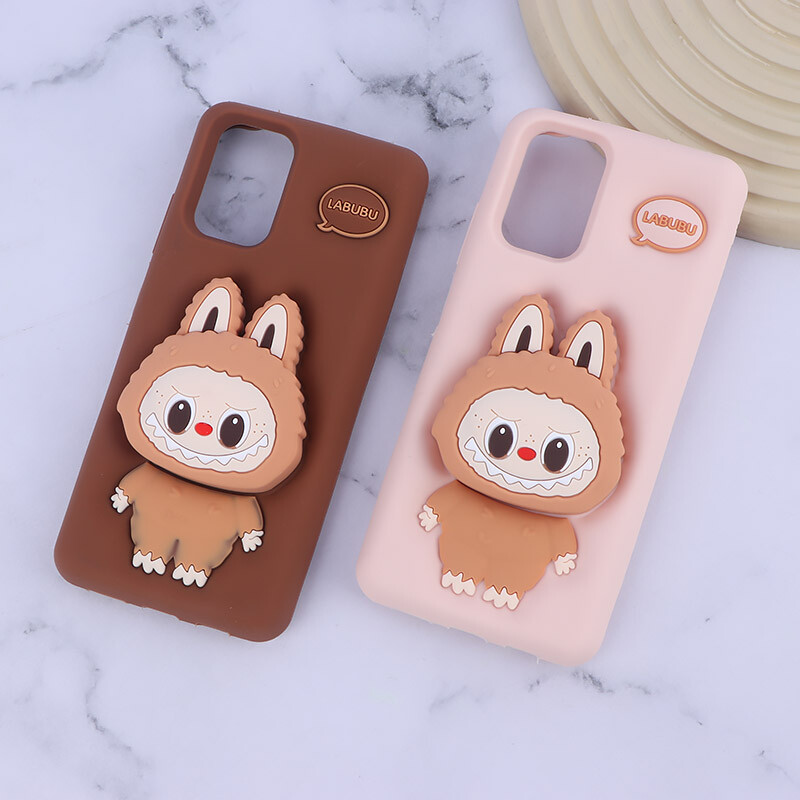 قاب سیلیکونی شیائومی Redmi Note 10 4G / 10s پاپ سوکت دار طرح Labubu