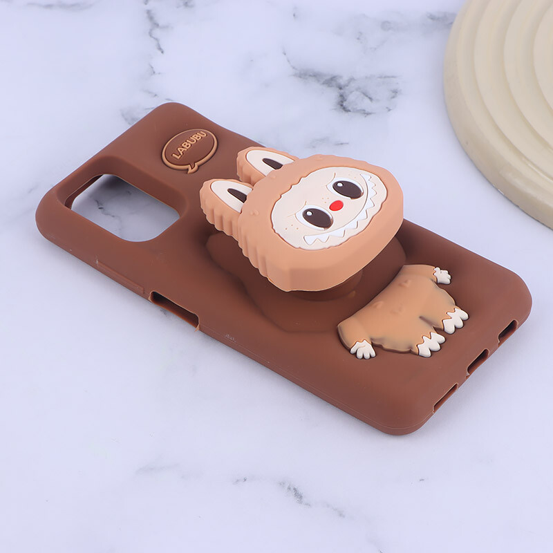 قاب سیلیکونی شیائومی Redmi Note 10 4G / 10s پاپ سوکت دار طرح Labubu