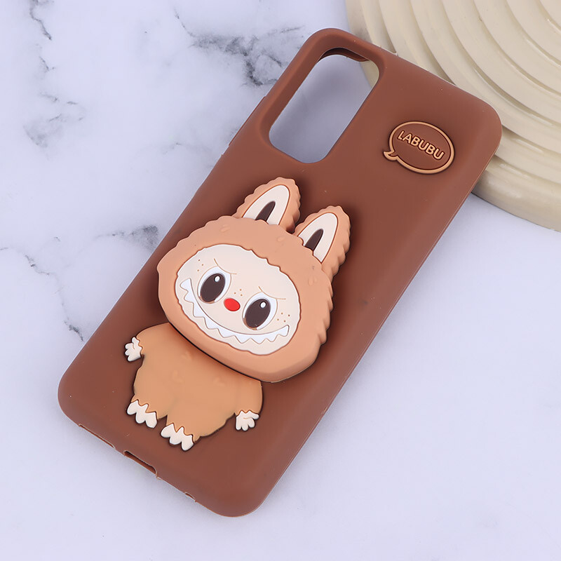 قاب سیلیکونی شیائومی Redmi Note 11 / 11S 4G پاپ سوکت دار طرح Labubu