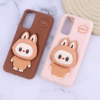 قاب سیلیکونی شیائومی Redmi Note 11 / 11S 4G پاپ سوکت دار طرح Labubu