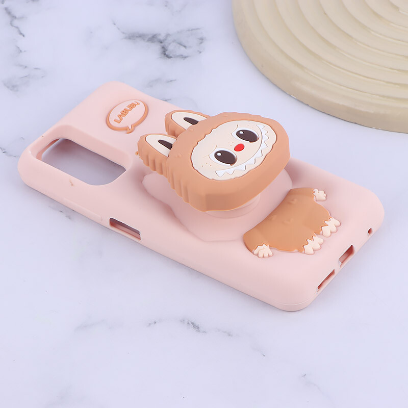 قاب سیلیکونی شیائومی Redmi Note 11 / 11S 4G پاپ سوکت دار طرح Labubu