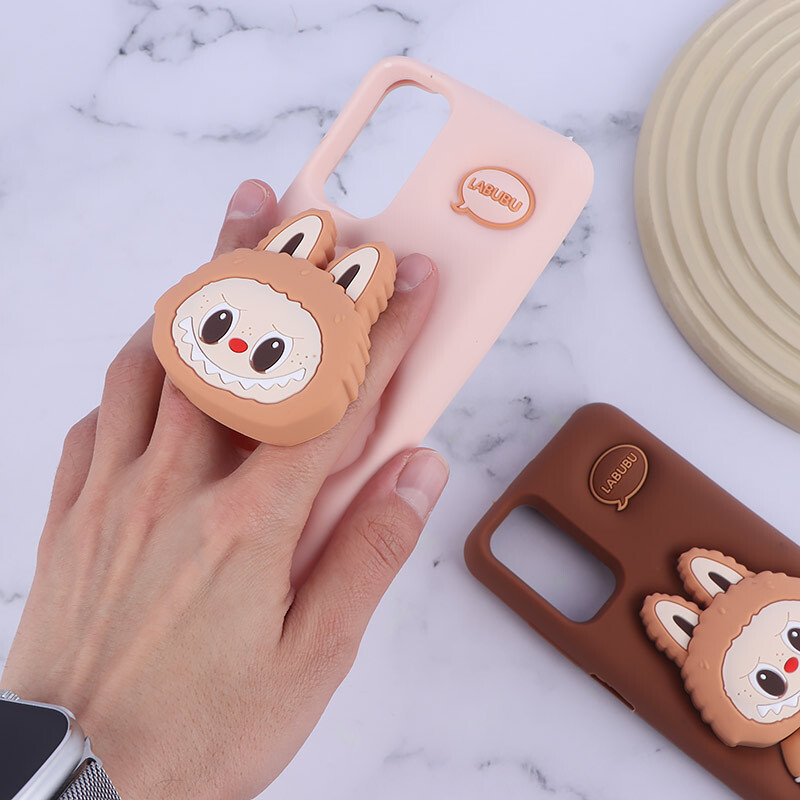 قاب سیلیکونی شیائومی Redmi Note 11 / 11S 4G پاپ سوکت دار طرح Labubu