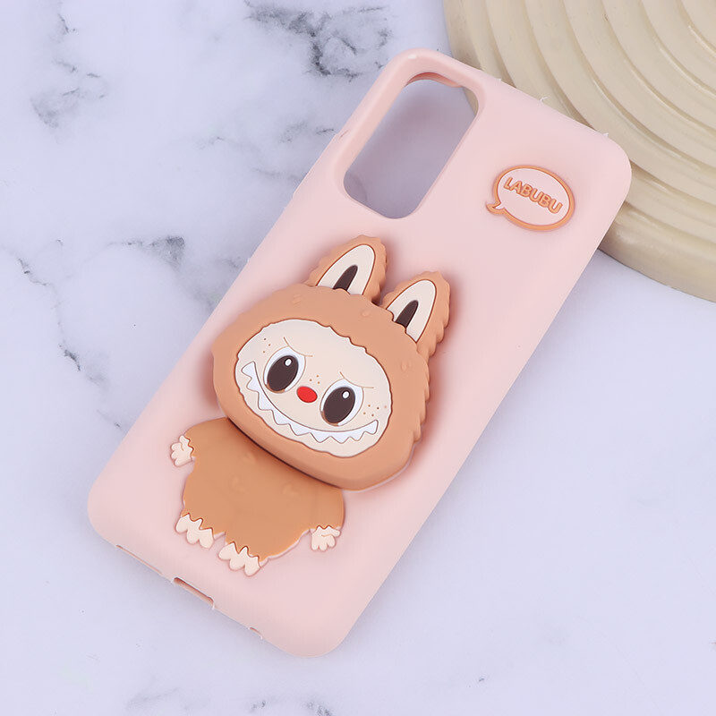 قاب سیلیکونی شیائومی Redmi Note 11 / 11S 4G پاپ سوکت دار طرح Labubu