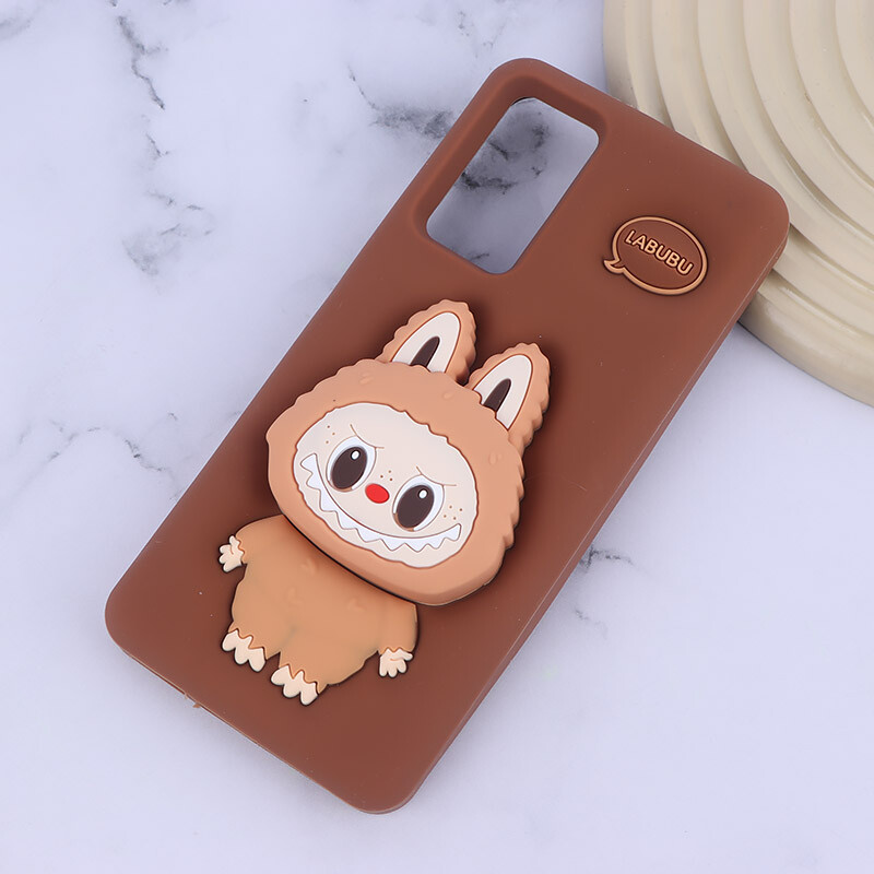 قاب سیلیکونی شیائومی Redmi Note 11 Pro / Note 11 Pro Plus 5G (India) پاپ سوکت دار طرح Labubu