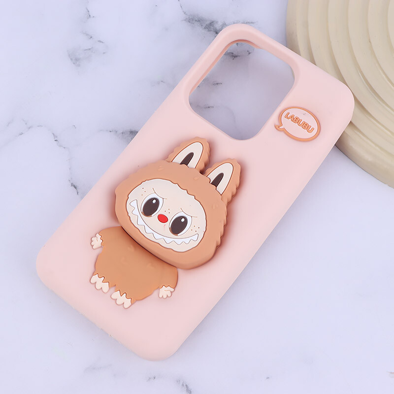 قاب سیلیکونی شیائومی Redmi 15C پاپ سوکت دار طرح Labubu