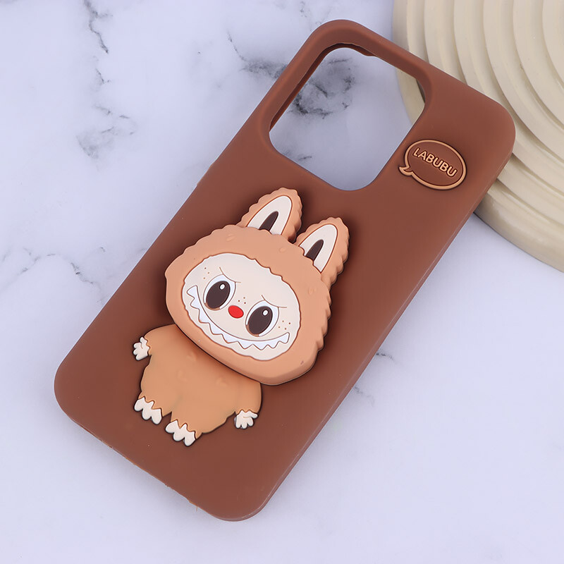 قاب سیلیکونی شیائومی Redmi 15C پاپ سوکت دار طرح Labubu