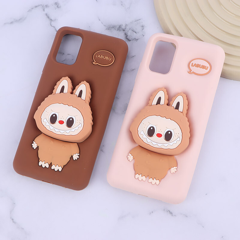 قاب سیلیکونی شیائومی Poco M3 پاپ سوکت دار طرح Labubu