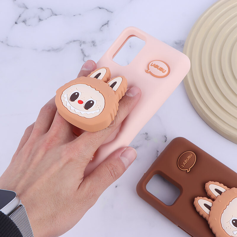 قاب سیلیکونی شیائومی Poco M3 پاپ سوکت دار طرح Labubu